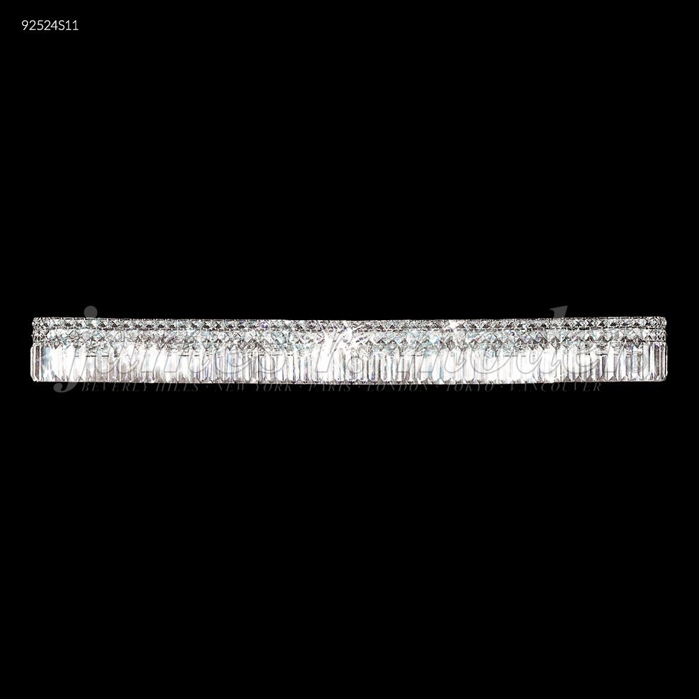 James R Moder Crystal 92524S11 Prestige All Crystal Vanity Bar in Silver