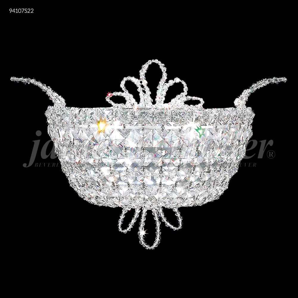 James R Moder Crystal 94107G00 Princess Collection Wall Sconce in Gold