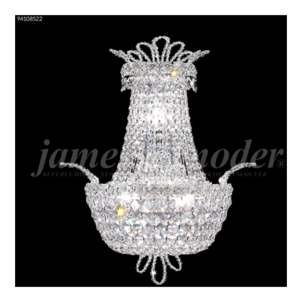 James R Moder Crystal 94108GG00 Princess Collection Empire Wall Sconce in Gold Accents Only