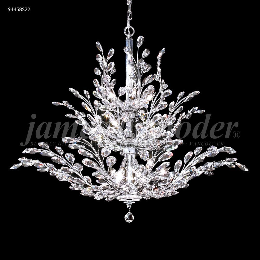 James R Moder Crystal 94458G2GT Florale Collection Chandelier in Gold