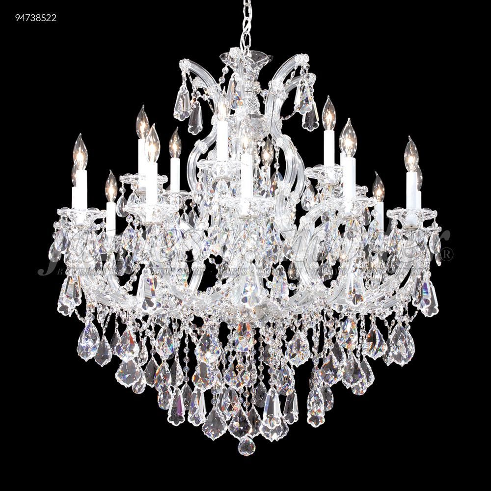 James R Moder Crystal 94738GL11 Maria Theresa 18 Arm Chandelier in Gold Lustre