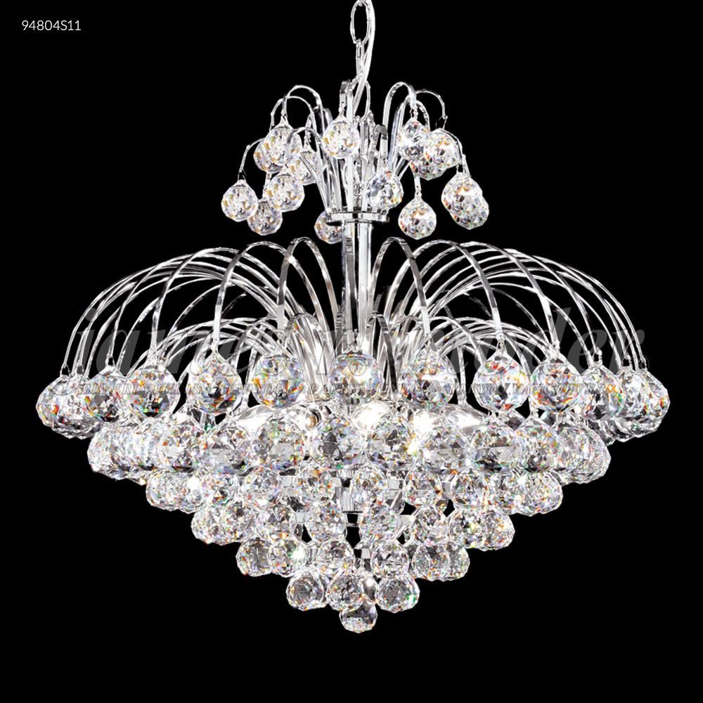 James R Moder Crystal 94804S11 Jacqueline Collection Chandelier in Silver