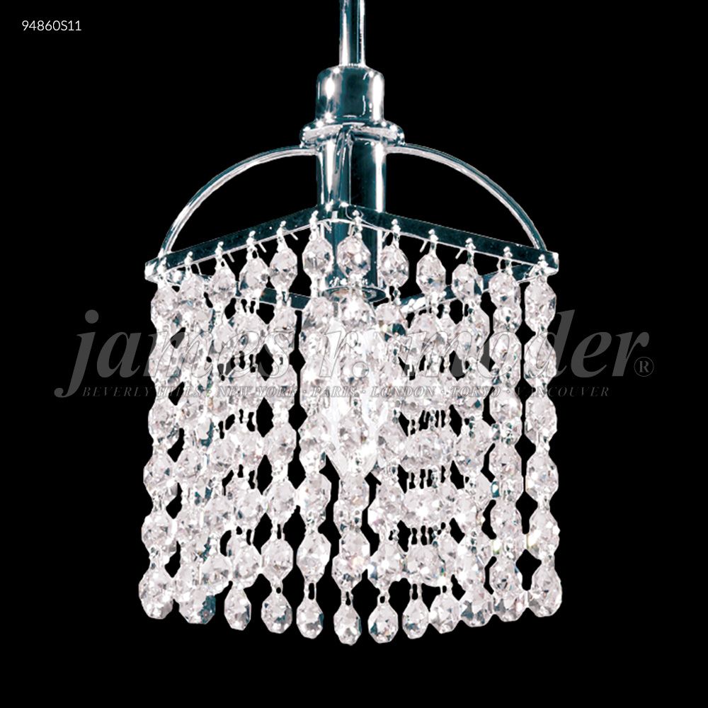 James R Moder Crystal 94860S11 Tekno Mini with Short Square Head in Silver