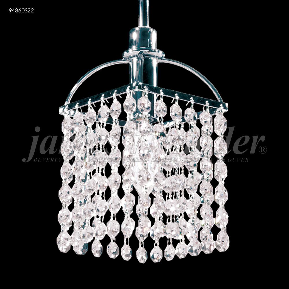 James R Moder Crystal 94860S22 Tekno Mini with Short Square Head in Silver
