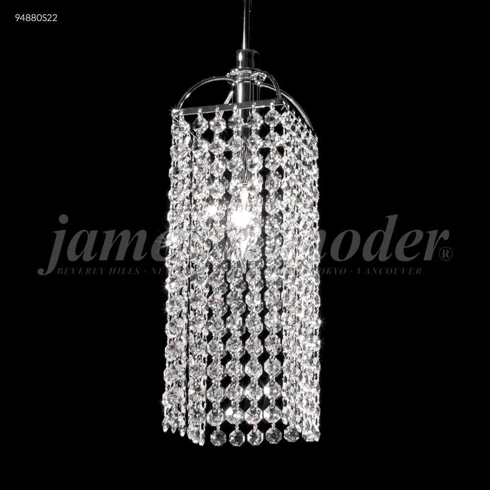 James R Moder Crystal 94880S2B Tekno Mini with Long Square Head in Silver