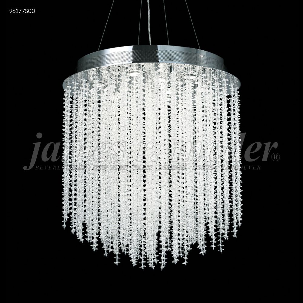 James R Moder Crystal 96177S00 Continental Fashion Chandelier in Silver