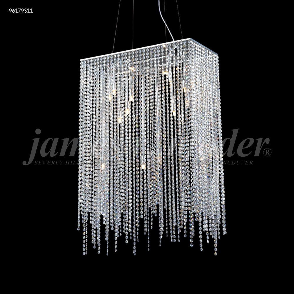 James R Moder Crystal 96179S11 Continental Fashion Chandelier in Silver