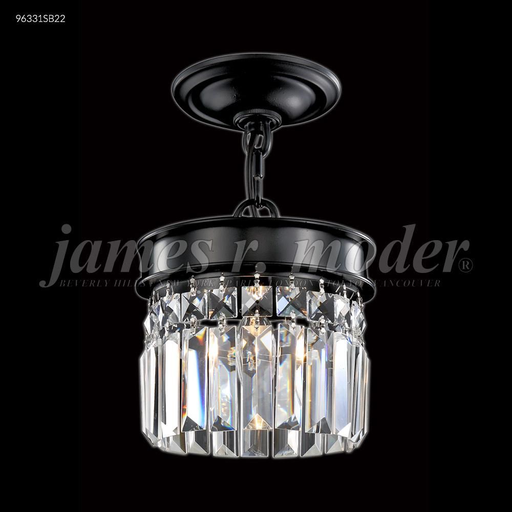 James R Moder Crystal 96331S22 Europa Collection Pendant in Silver