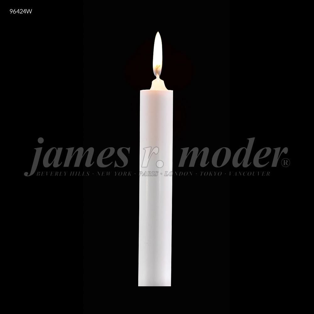James R Moder Crystal 96424-S Faux Candle