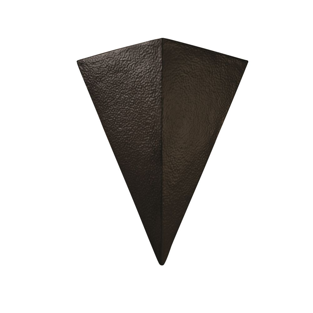 Justice Design Group CER-1140W-HMIR Really Big Triangle (Outdoor) in Hammered Iron