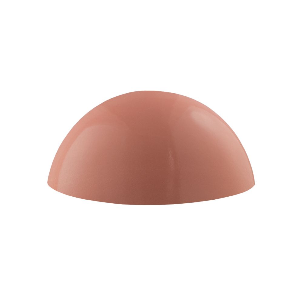 Justice Design Group CER-1355W-PATR Large Quarter Sphere - Downlight (Outdoor) in Rust Patina
