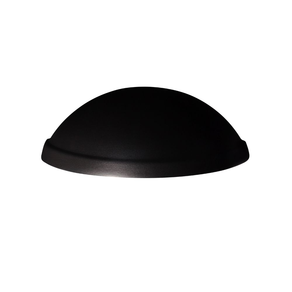 Justice Design Group CER-2050W-MID Rimmed Quarter Sphere - Downlight (Outdoor) in Midnight Sky