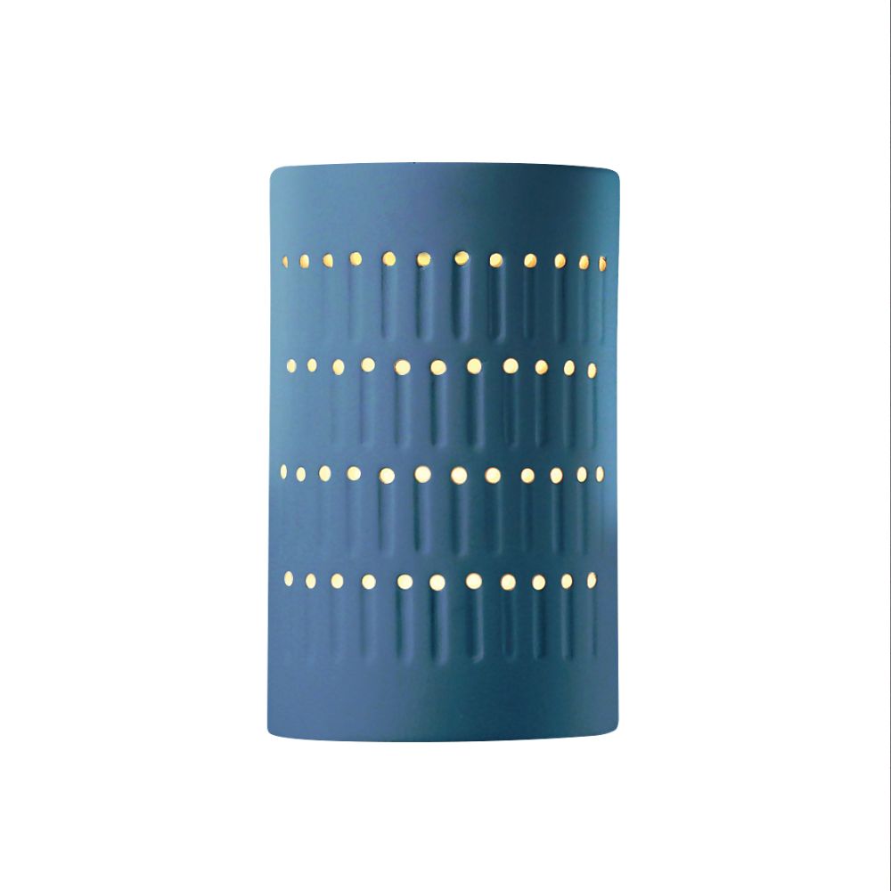 Justice Design Group CER-2285W-MID Small Cactus Cylinder - Open Top & Bottom (Outdoor) in Midnight Sky
