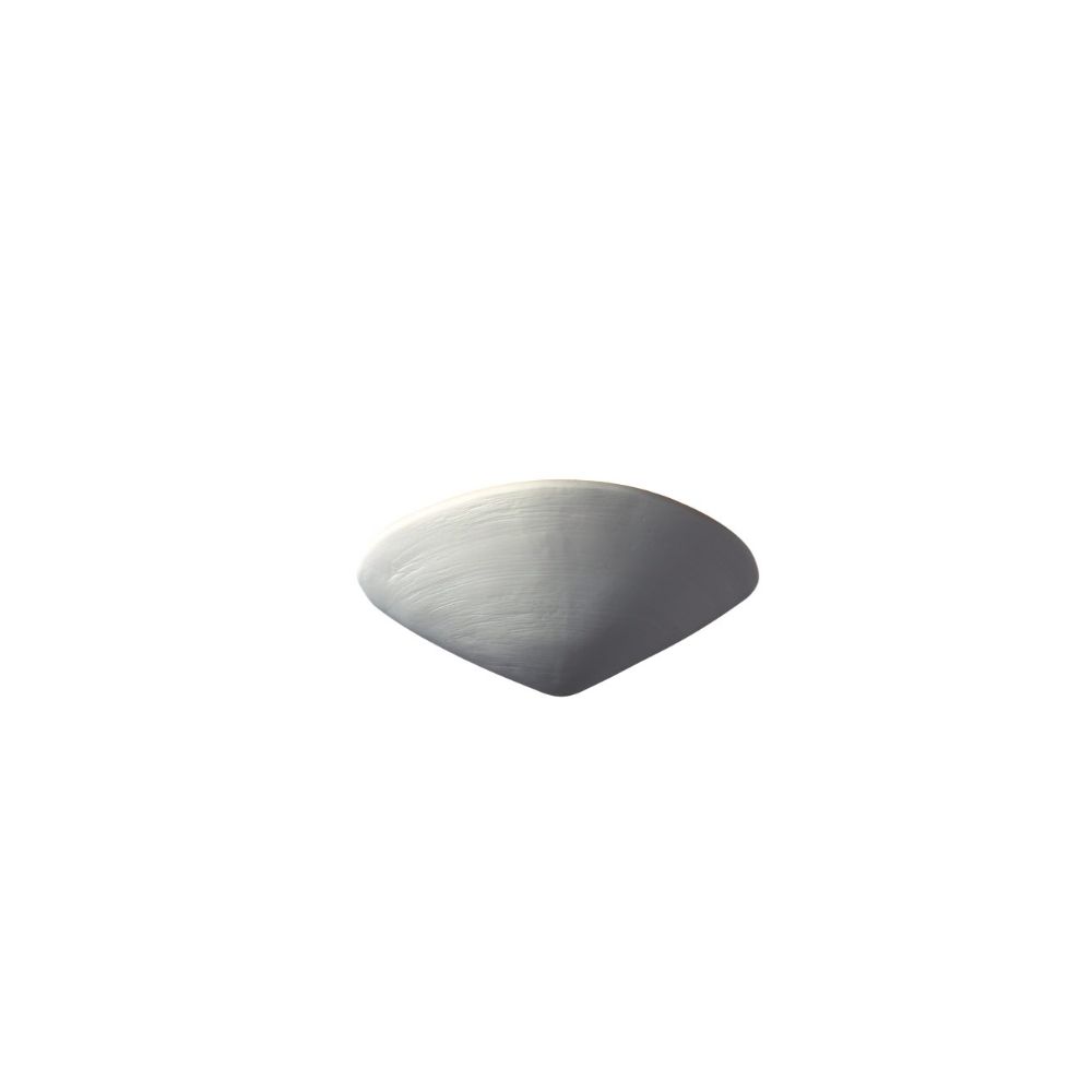 Justice Design Group CER-3710-GRAN-LED1-1000 Clam Shell LED Wall Sconce in Granite