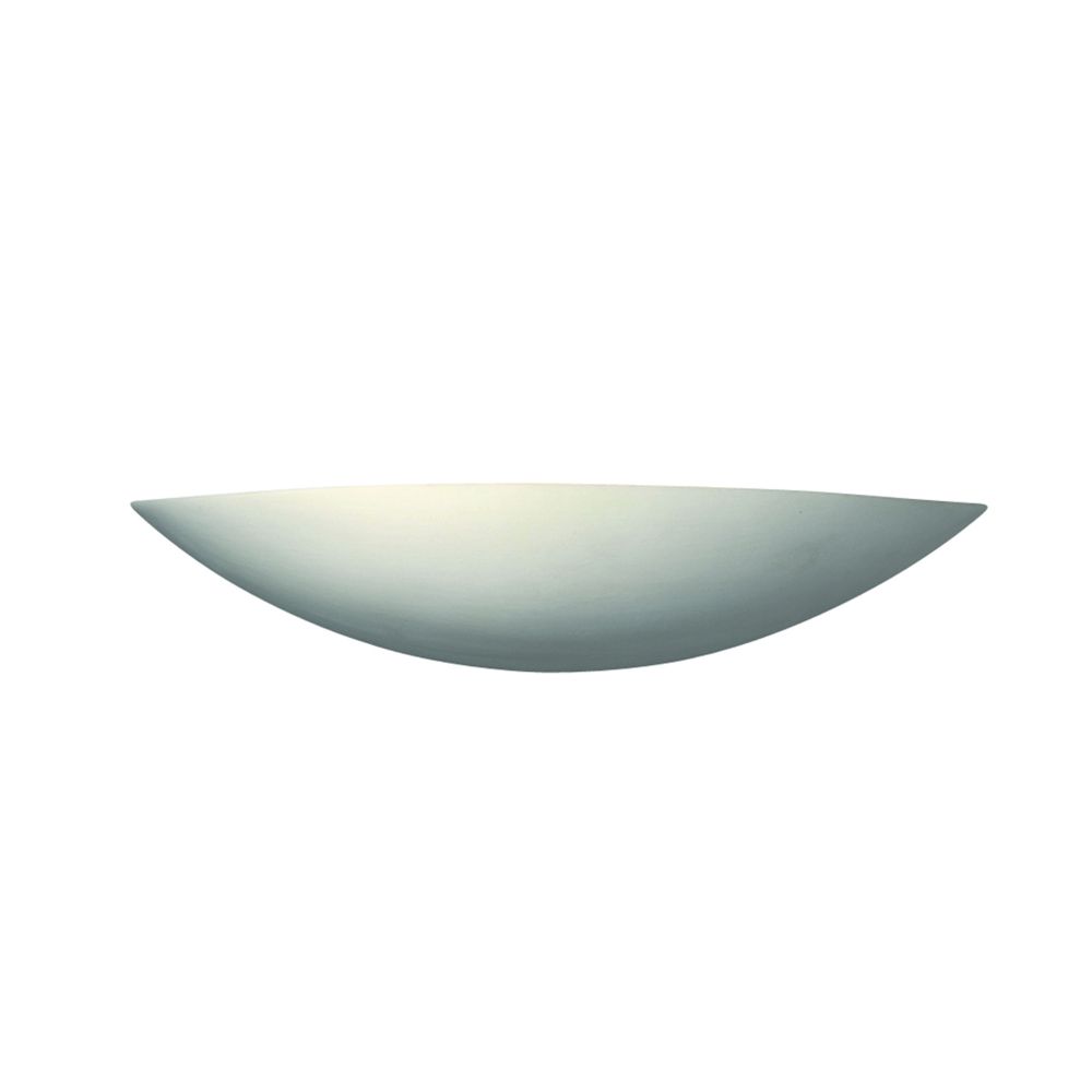 Justice Design Group CER-4210-BIS-LED2-2000 Ambiance Small ADA Sliver LED Wall Sconce in Bisque