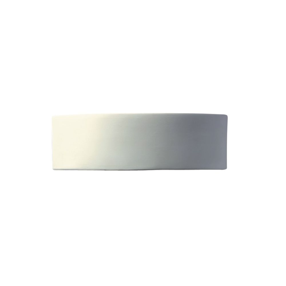 Justice Design Group CER-5205-CLAY-LED2-2000 ADA Arc LED Wall Sconce - Open Top & Bottom in Canyon Clay