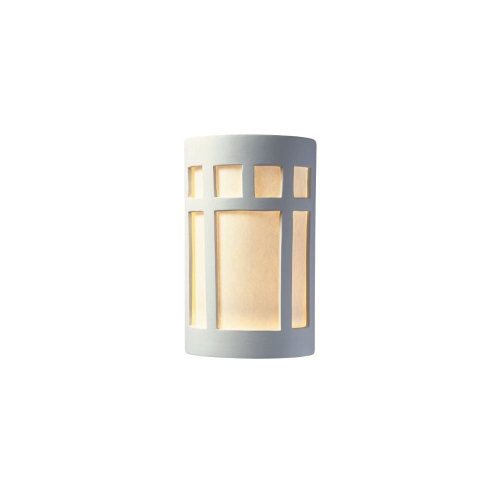 Justice Design Group CER-5355-STOA Large ADA Prairie Window - Open Top & Bottom in Agate Marble