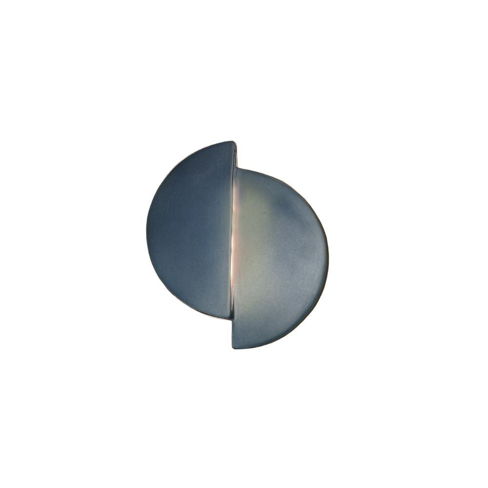 Justice Design Group CER-5675-MID ADA Offset Circle LED Wall Sconce in Midnight Sky