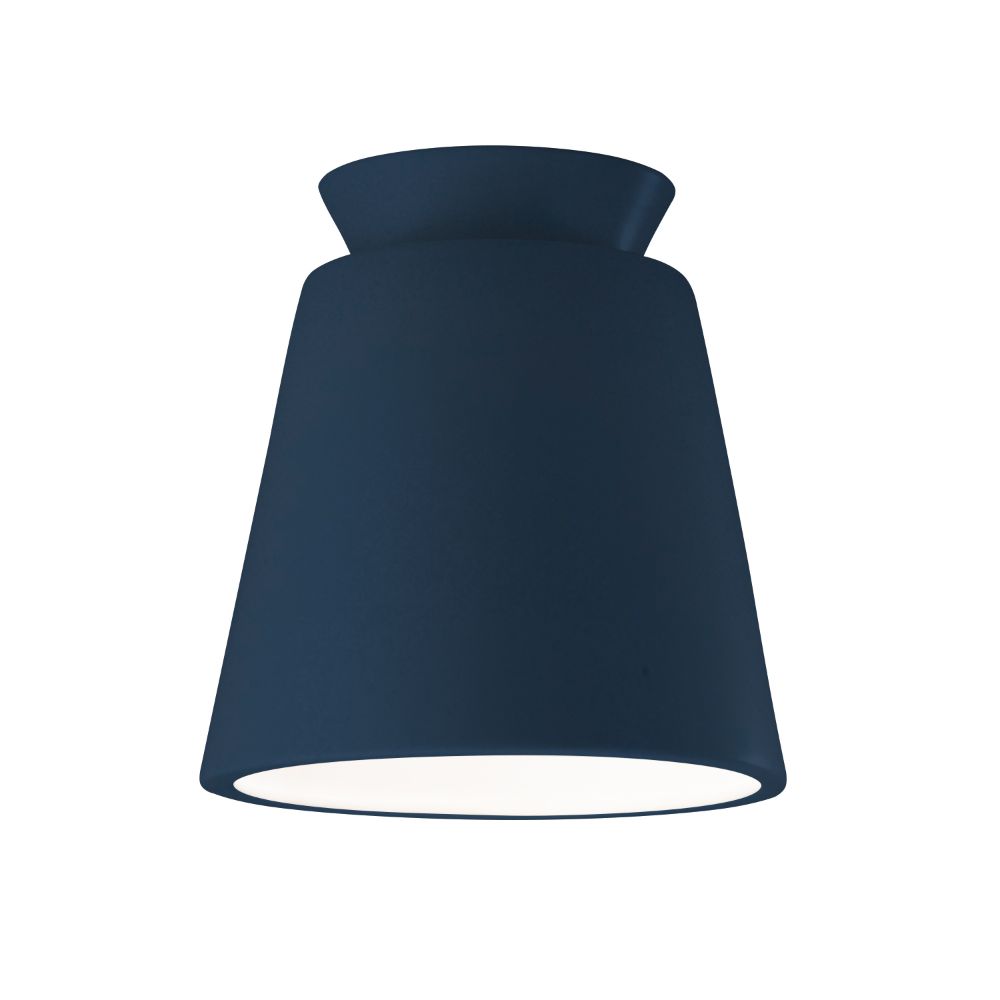 Justice Design Group CER-6170W-MID Trapezoid Outdoor Flush-Mount in Midnight Sky