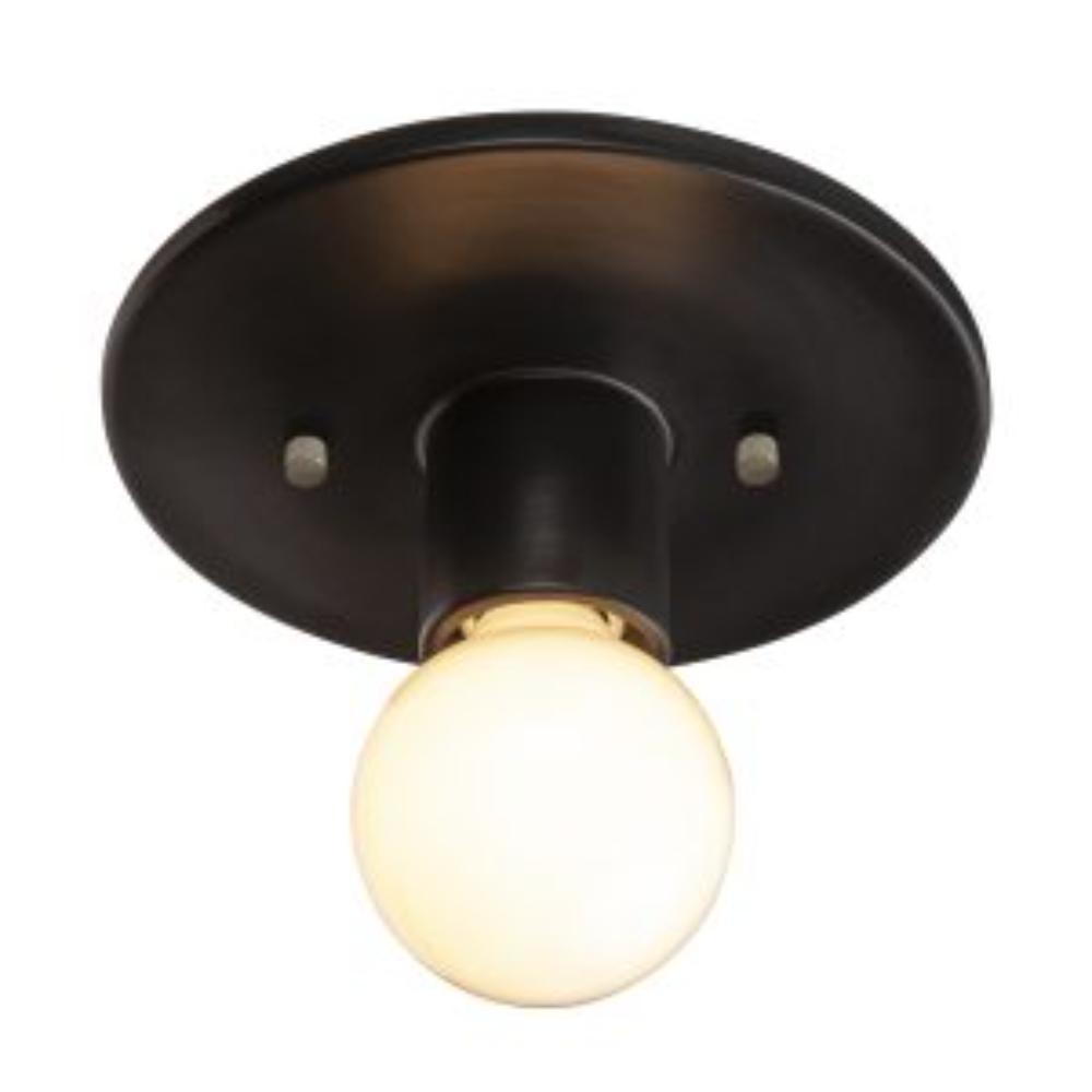 Justice Design CER-6275-SLHY Discus Flush-Mount in Harvest Yellow Slate