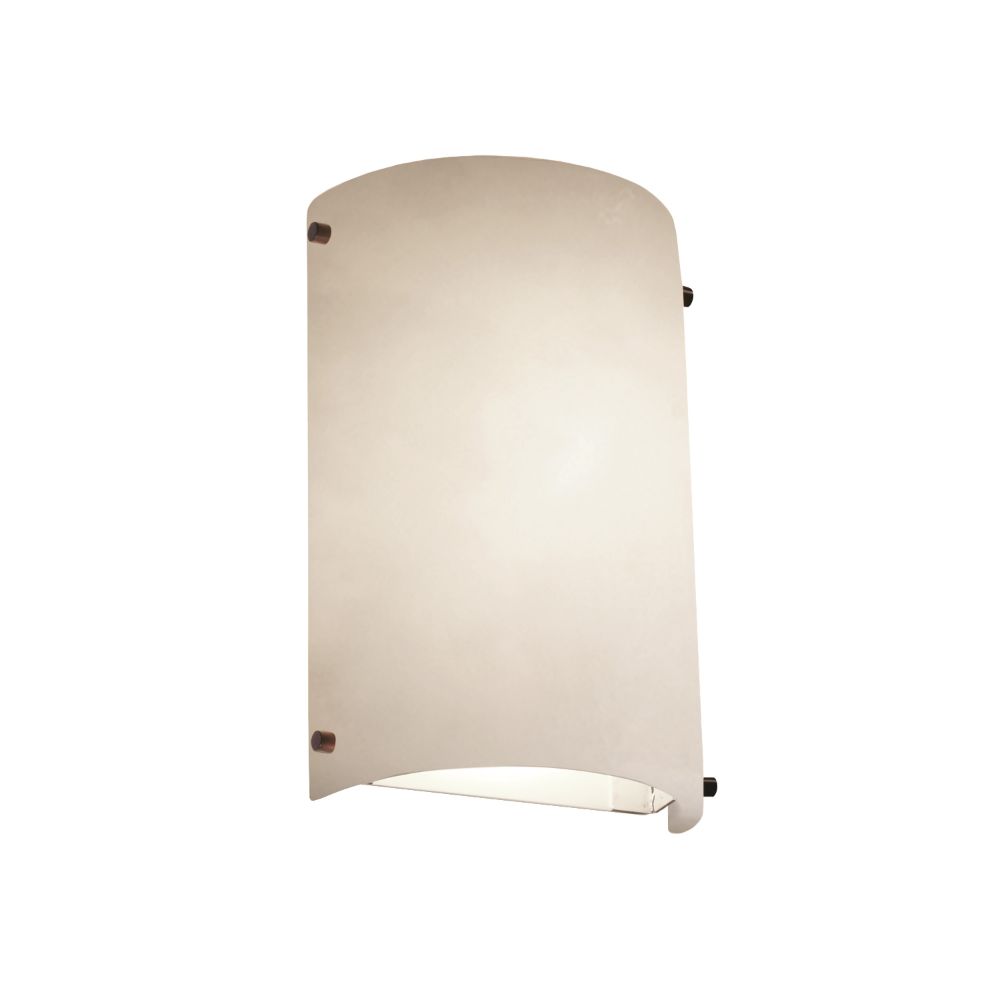 Justice Design Group CLD-5542W-CROM-LED1-1000 Clouds Finials Cylinder LED Outdoor Wall Sconce in Polished Chrome