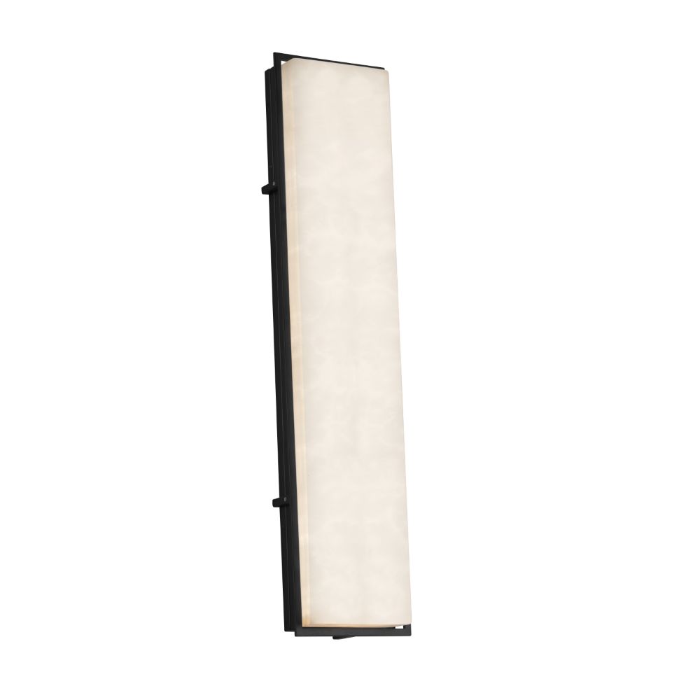 Justice Design Group CLD-7566W-MBLK Clouds Avalon 36" ADA Outdoor / Indoor LED Wall Sconce in Matte Black