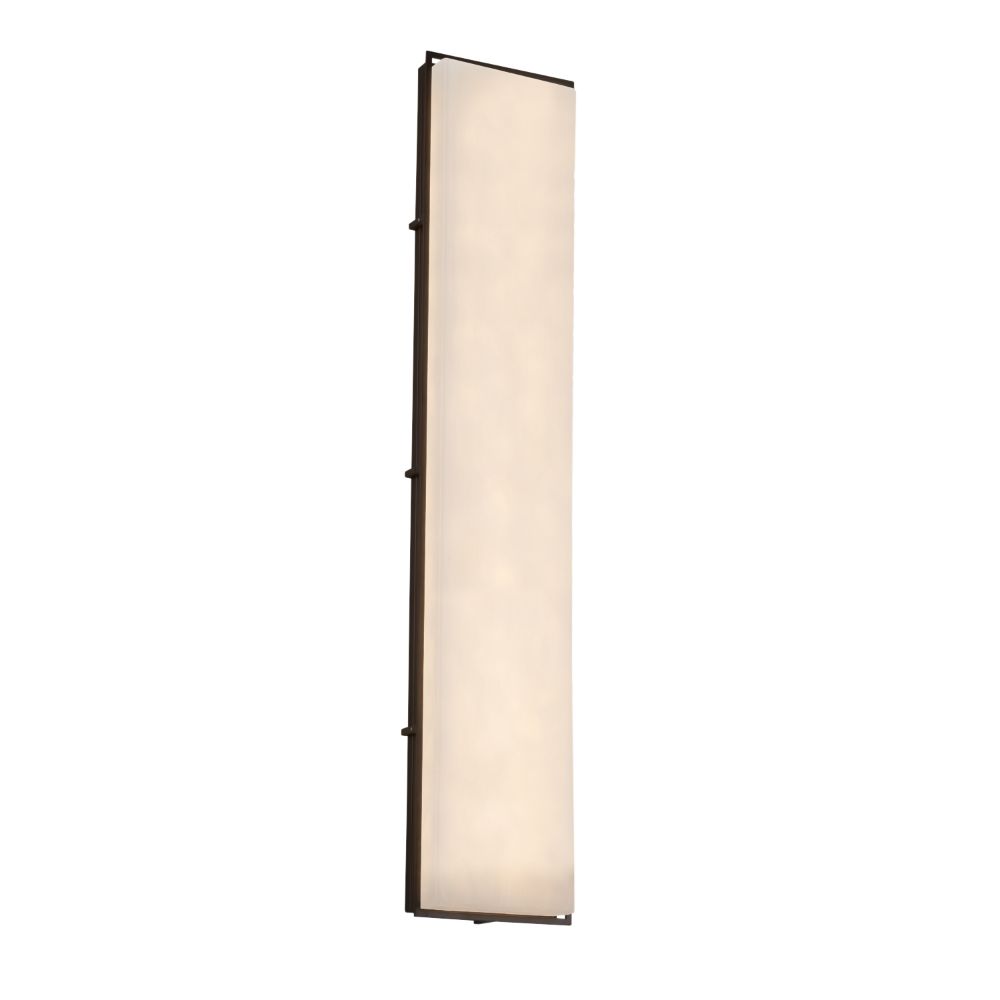 Justice Design Group CLD-7568W-DBRZ Clouds Avalon 60" ADA Outdoor / Indoor LED Wall Sconce in Dark Bronze