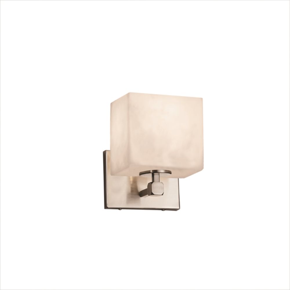 Justice Design Group CLD-8427-30-CROM Clouds Tetra ADA 1 Light Wall Sconce in Polished Chrome