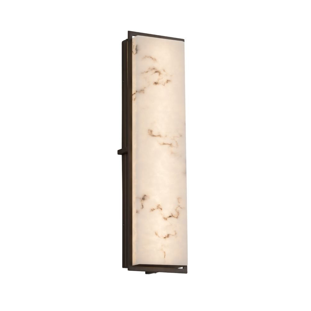Justice Design Group FAL-7565W-DBRZ LumenAria Avalon 24" ADA Outdoor / Indoor LED Wall Sconce in Dark Bronze