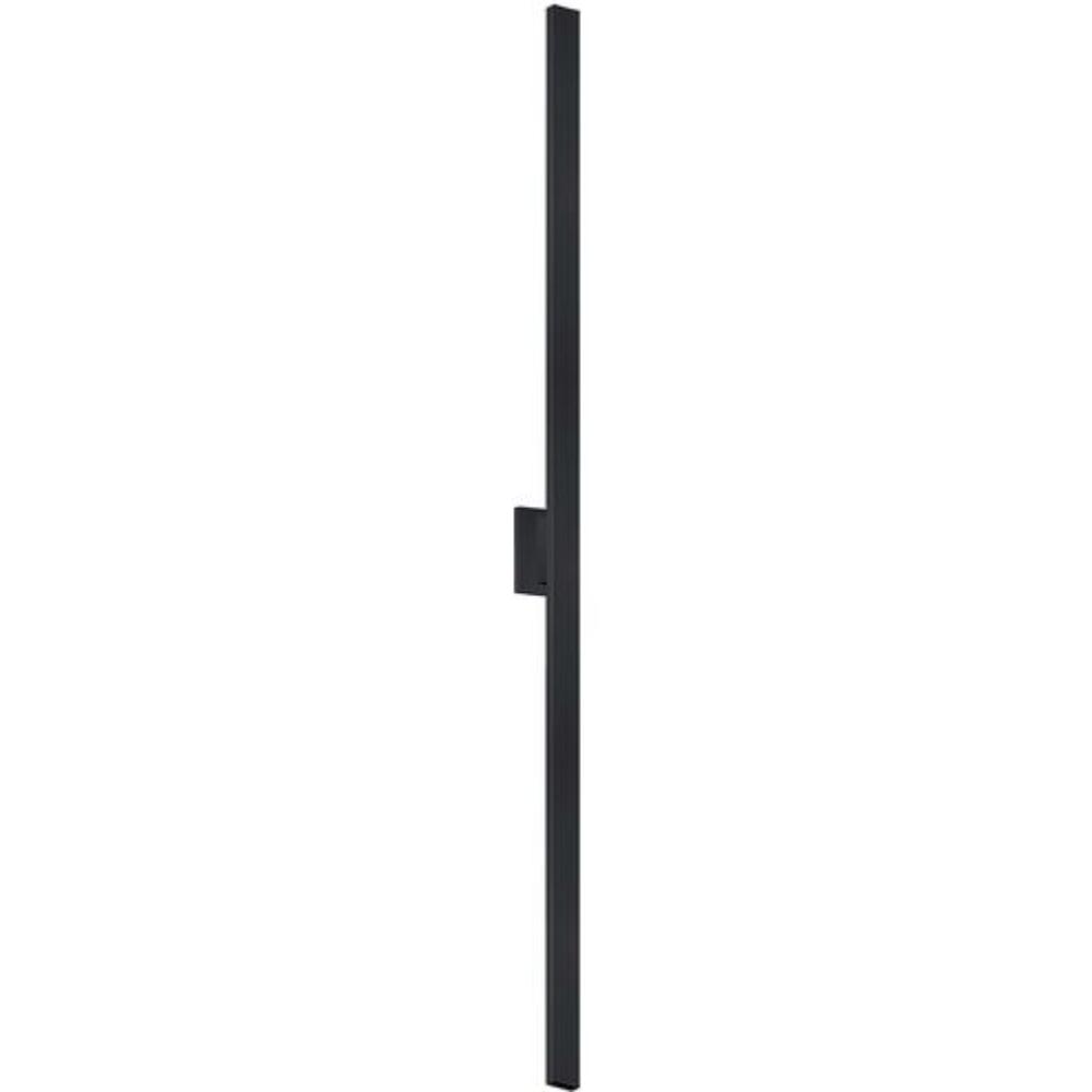 Justice Design NSH-7659W-MBLK Zarai ADA 84” LED Outdoor Wall Sconce in Matte Black (MBLK)
