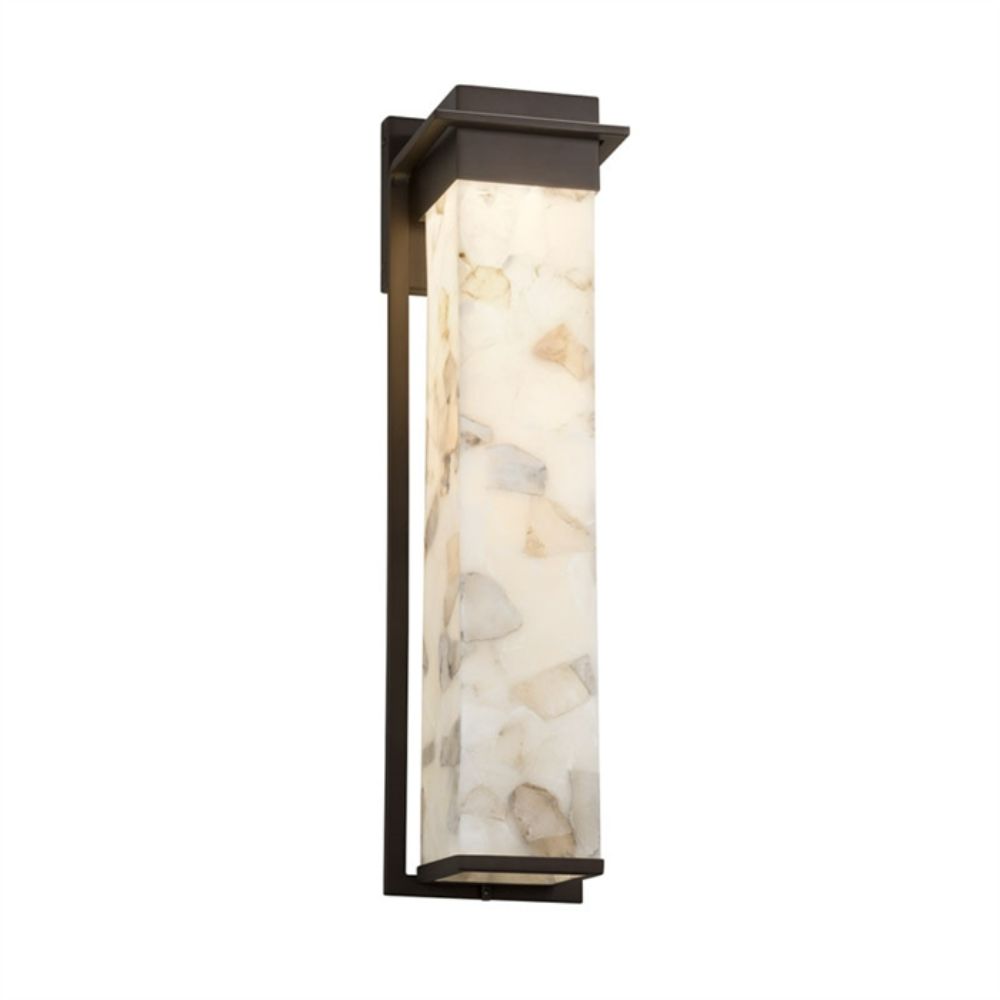 Justice Design Group ALR-7545W-DBRZ Pacific 24" LED Outdoor Wall Sconce in Dark Bronze