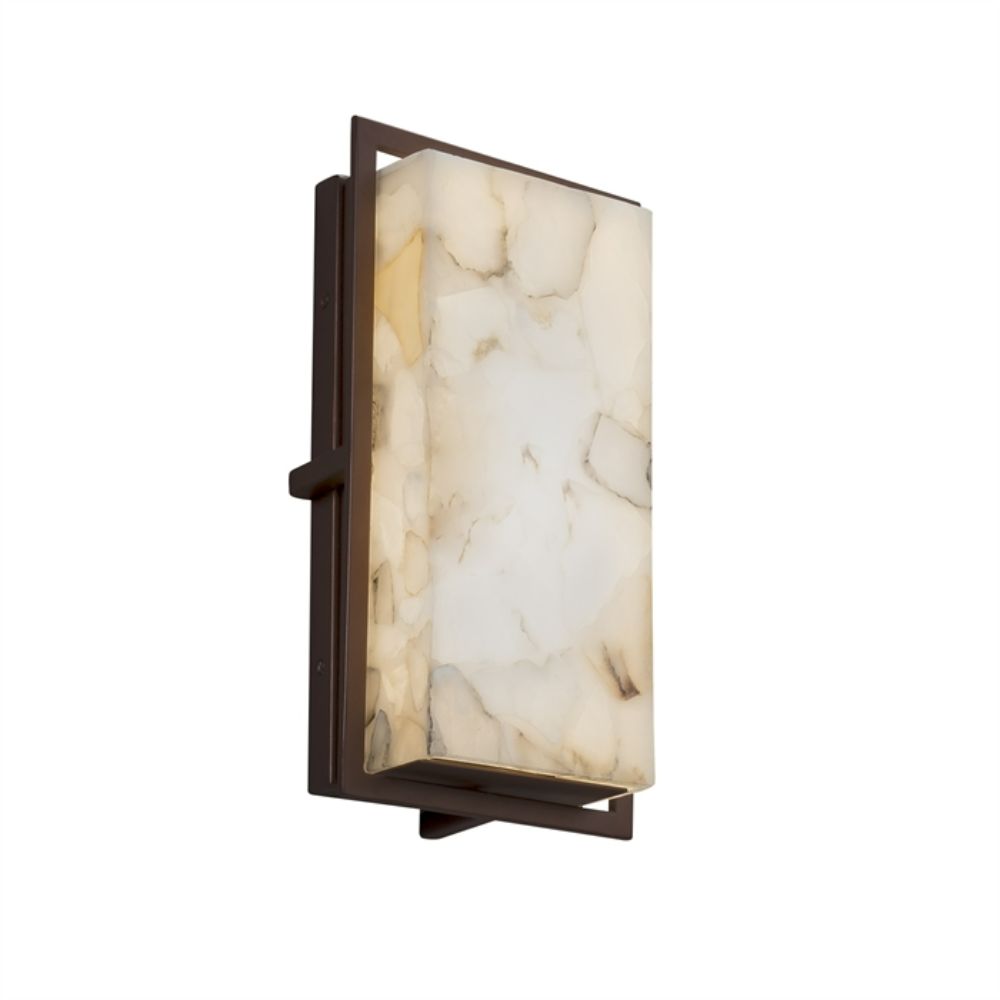 Justice Design Group ALR-7562W-NCKL Avalon Small ADA Outdoor/Indoor LED Wall Sconce in Brushed Nickel