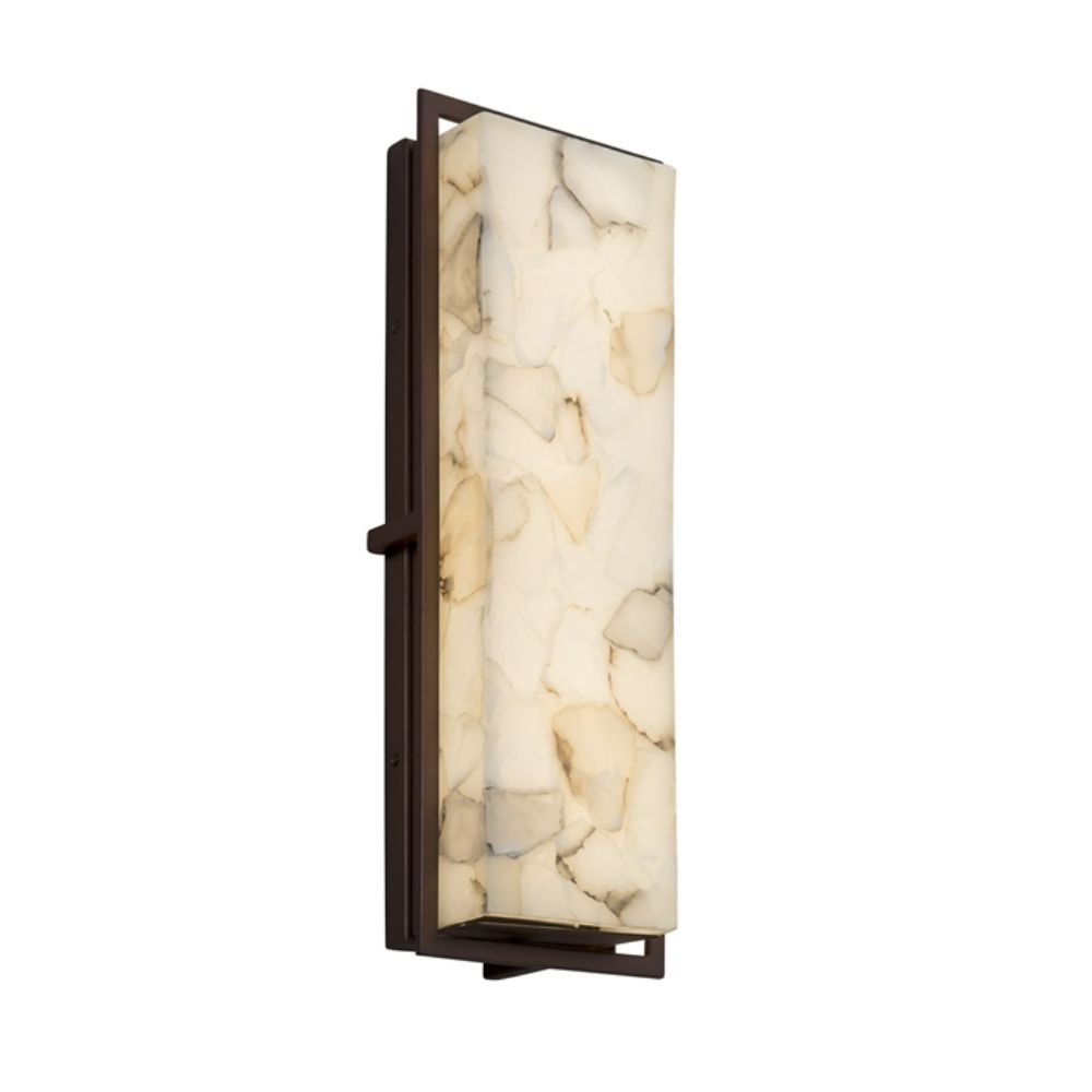 Justice Design Group ALR-7564W-NCKL Avalon Large ADA Outdoor/Indoor LED Wall Sconce in Brushed Nickel