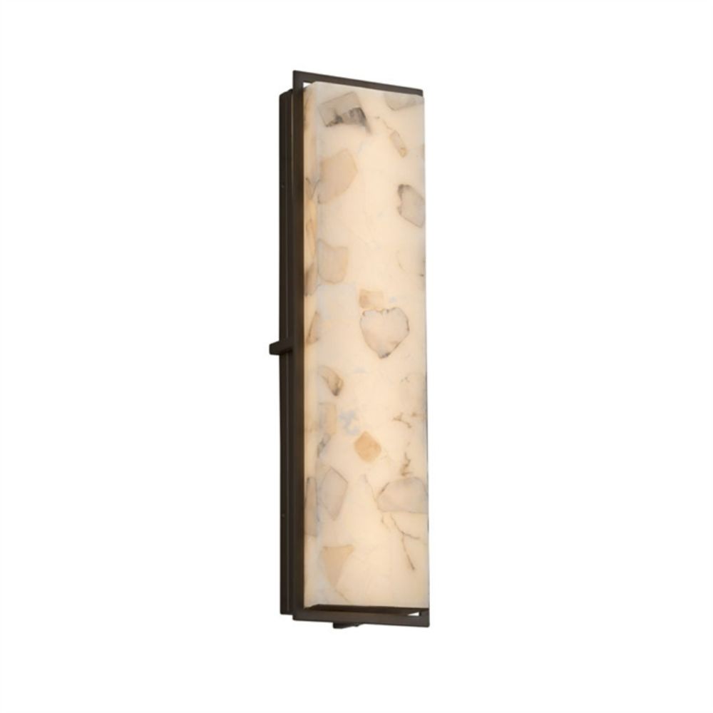 Justice Design Group ALR-7565W-DBRZ Avalon 24" ADA Outdoor/Indoor LED Wall Sconce in Dark Bronze