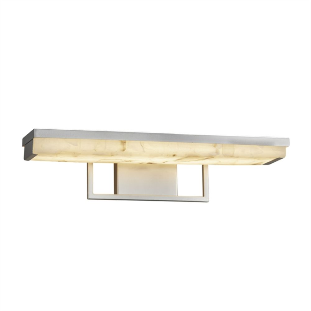 Justice Design Group ALR-9071-NCKL Elevate 20" Linear LED Wall/Bath in Brushed Nickel