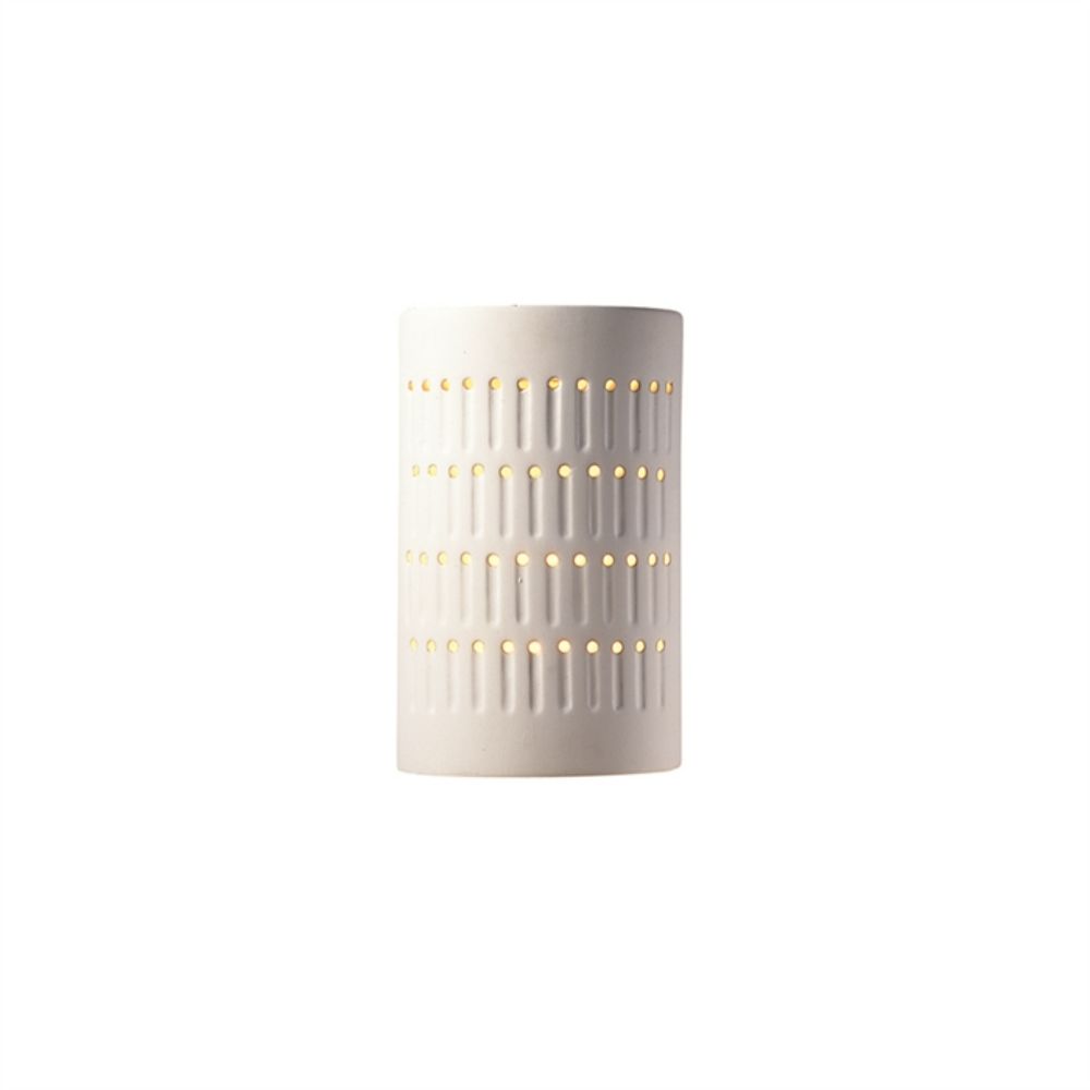 Justice Design Group CER-2285-NAVS-LED1-1000 Small LED Cactus Cylinder - Open Top & Bottom in Navarro Sand