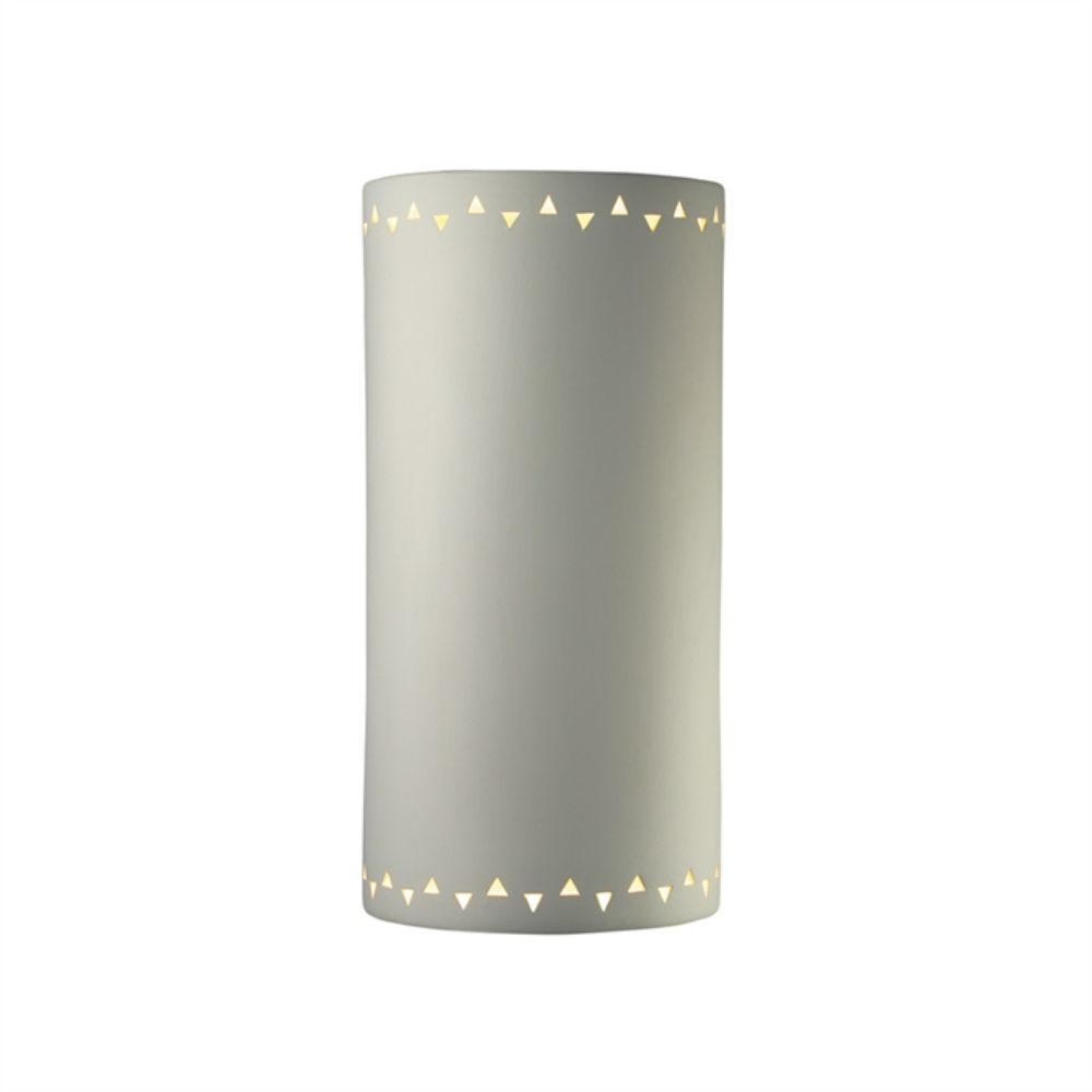 Justice Design Group CER-9020W-HMBR Sun Dagger Extra Large Cylinder - Open Top & Bottom (Outdoor) in Hammered Brass