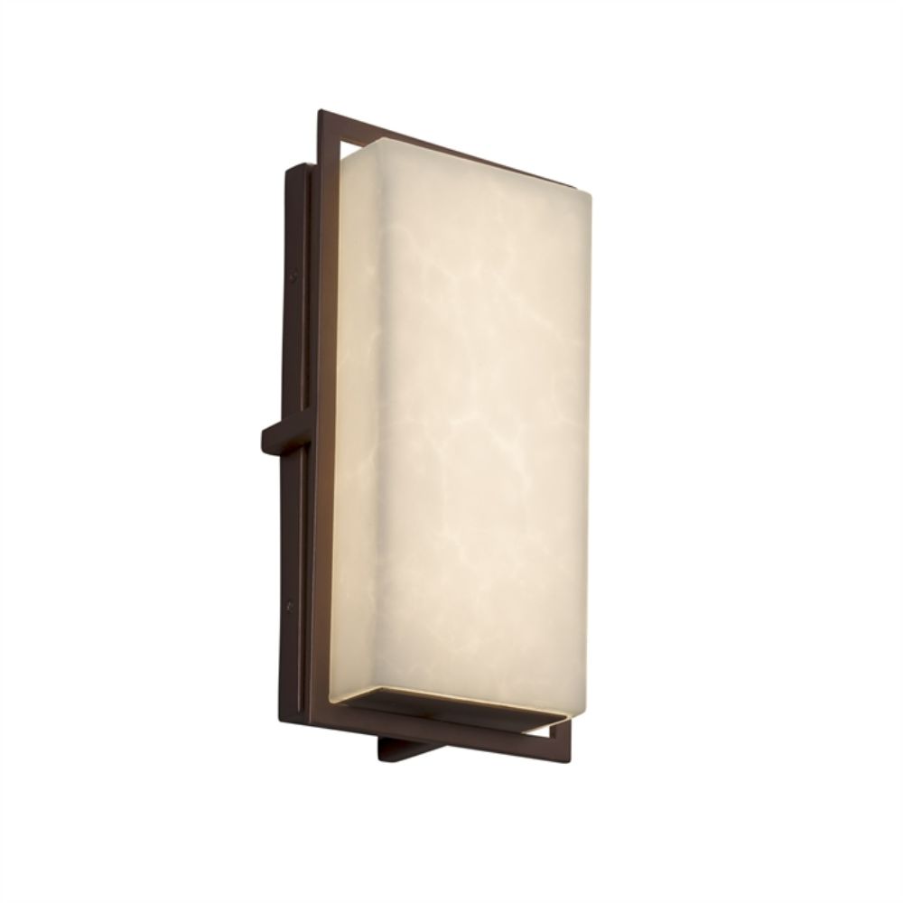 Justice Design Group CLD-7562W-NCKL Avalon Small ADA Outdoor/Indoor LED Wall Sconce in Brushed Nickel