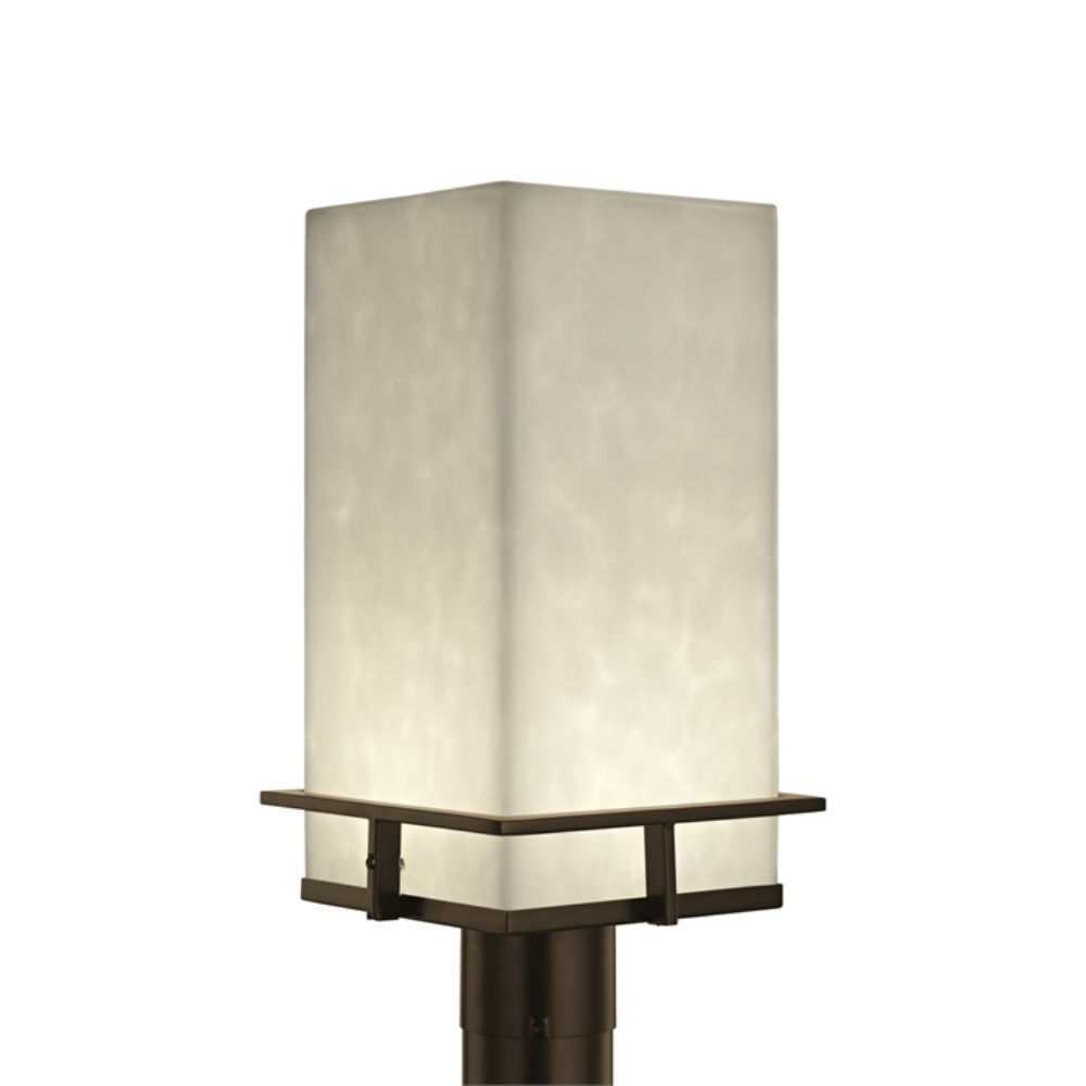 Justice Design Group CLD-7563W-NCKL Avalon LED Post Light (Outdoor) in Brushed Nickel