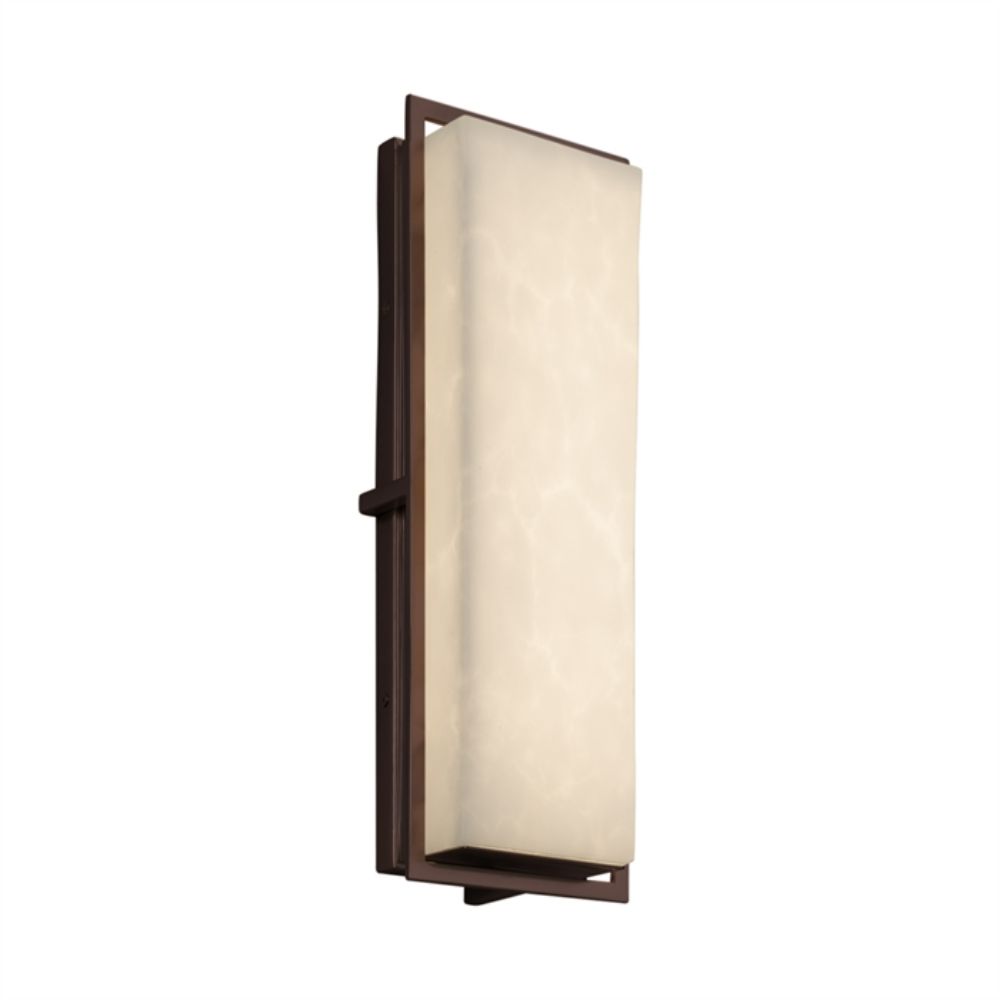 Justice Design Group CLD-7564W-NCKL Avalon Large ADA Outdoor/Indoor LED Wall Sconce in Brushed Nickel