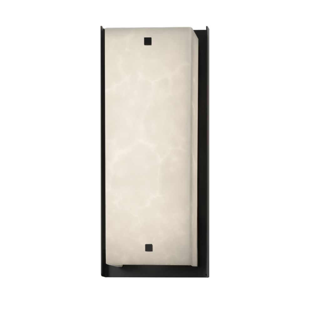 Justice Design Group CLD-7652W-DBRZ Carmel ADA LED Outdoor Wall Sconce in Dark Bronze
