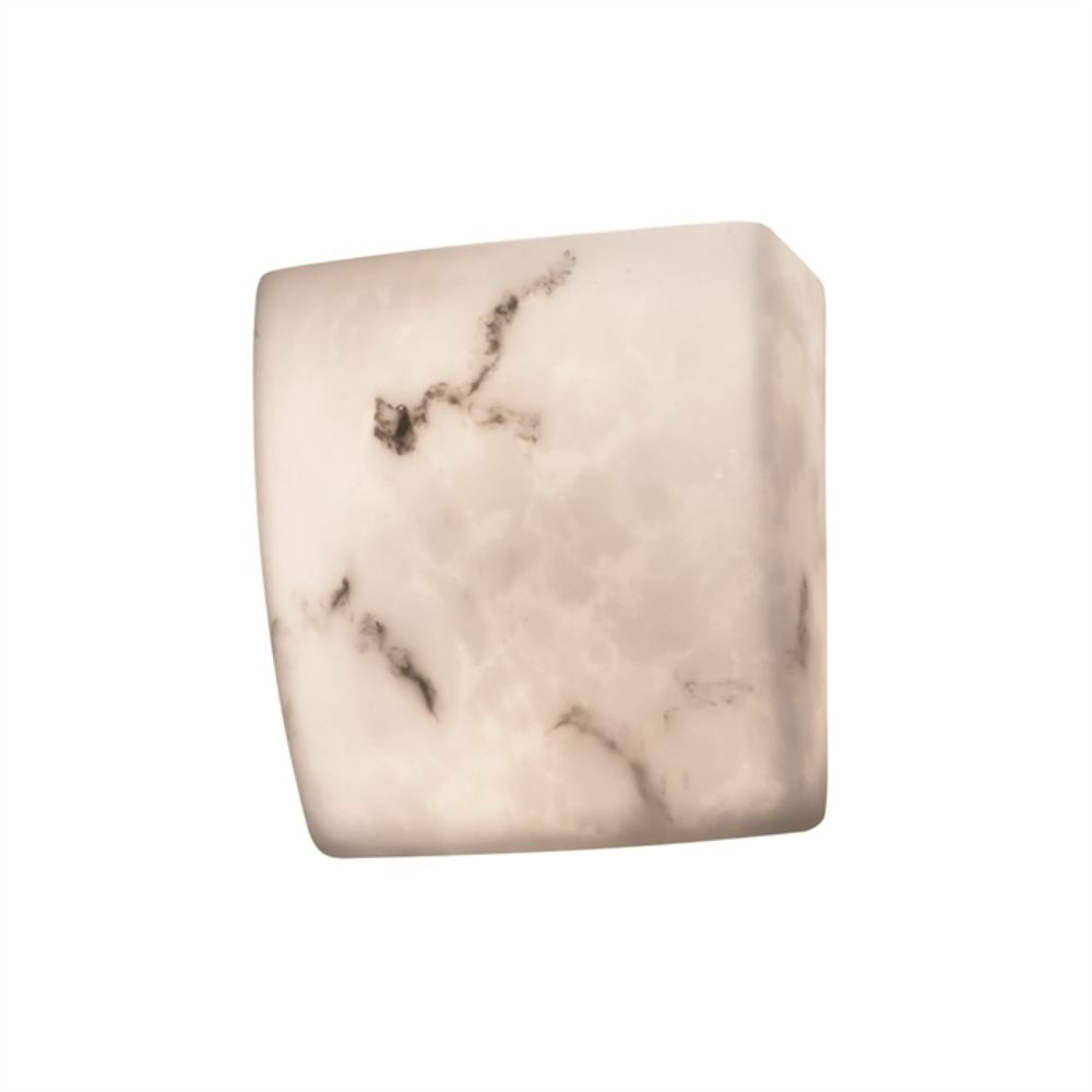 Justice Design Group FAL-5120 ADA Square in Faux Alabaster Resin