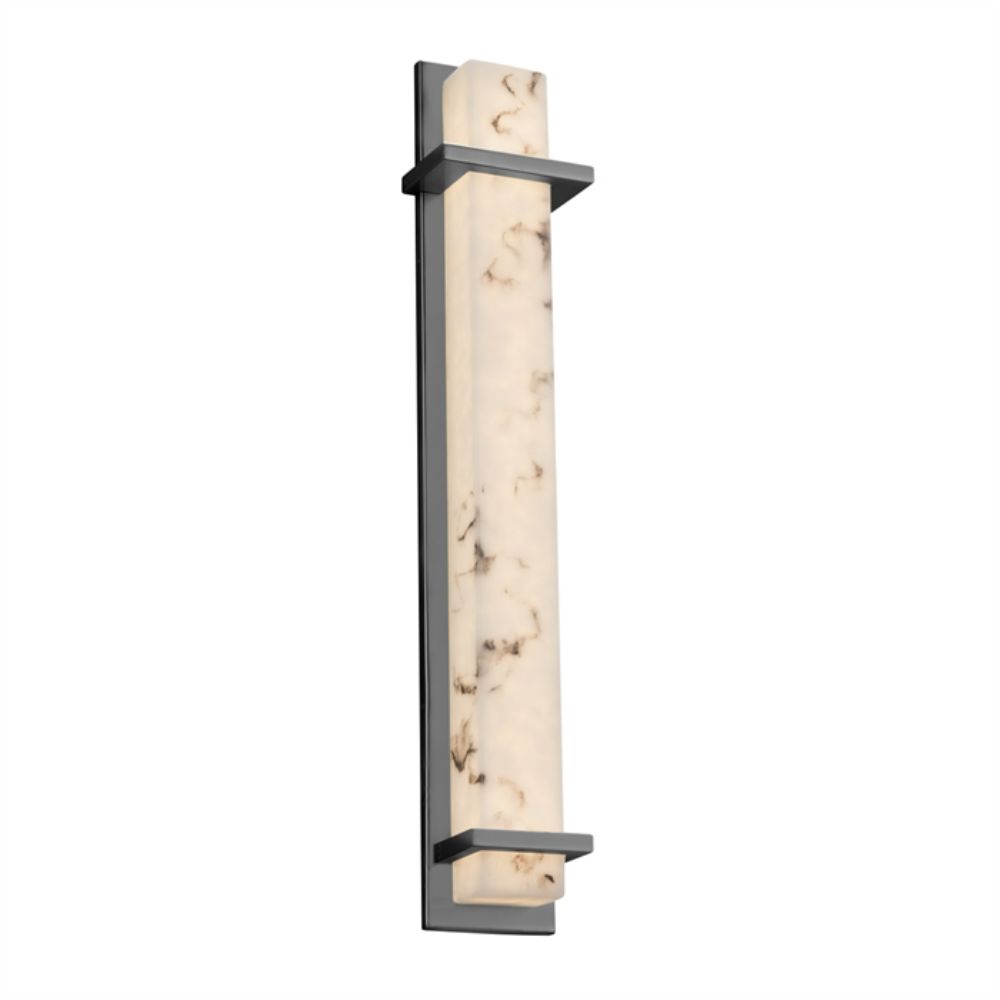 Justice Design Group FAL-7616W-DBRZ Monolith 36" ADA LED Outdoor/Indoor Wall Sconce in Dark Bronze