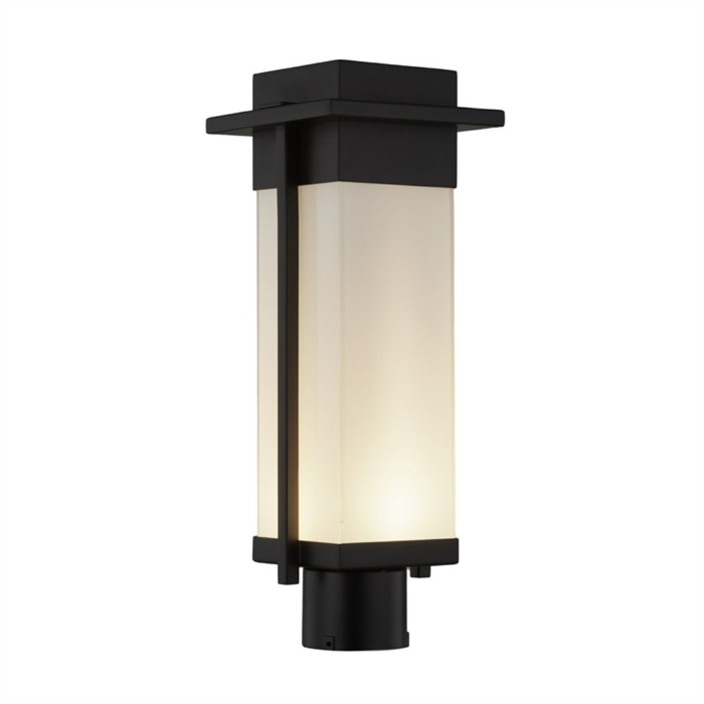 Justice Design Group FSN-7542W-MROR-NCKL Pacific 7" LED Post Light (Outdoor) in Brushed Nickel