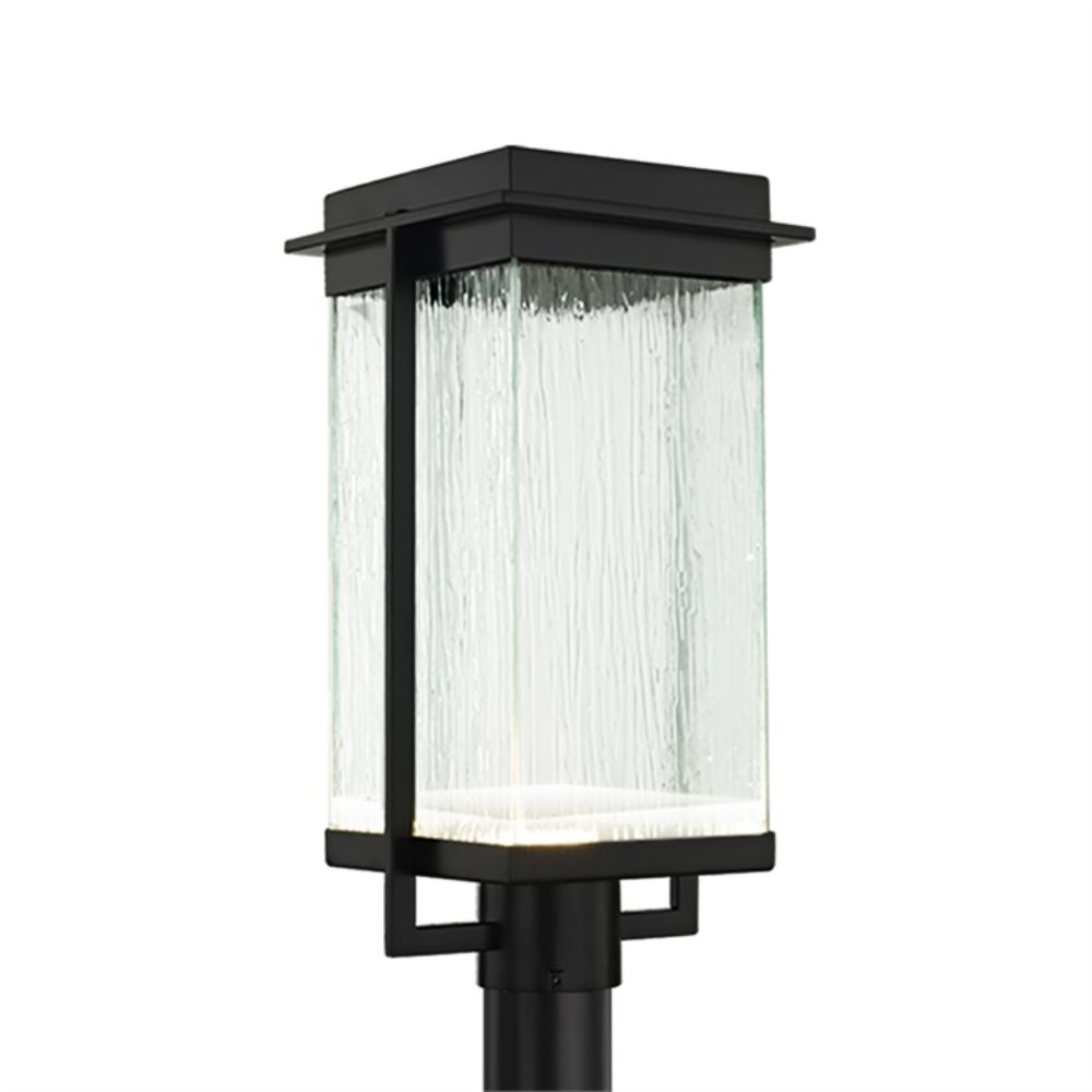 Justice Design Group FSN-7543W-RAIN-NCKL Pacific LED Post Light (Outdoor) in Brushed Nickel