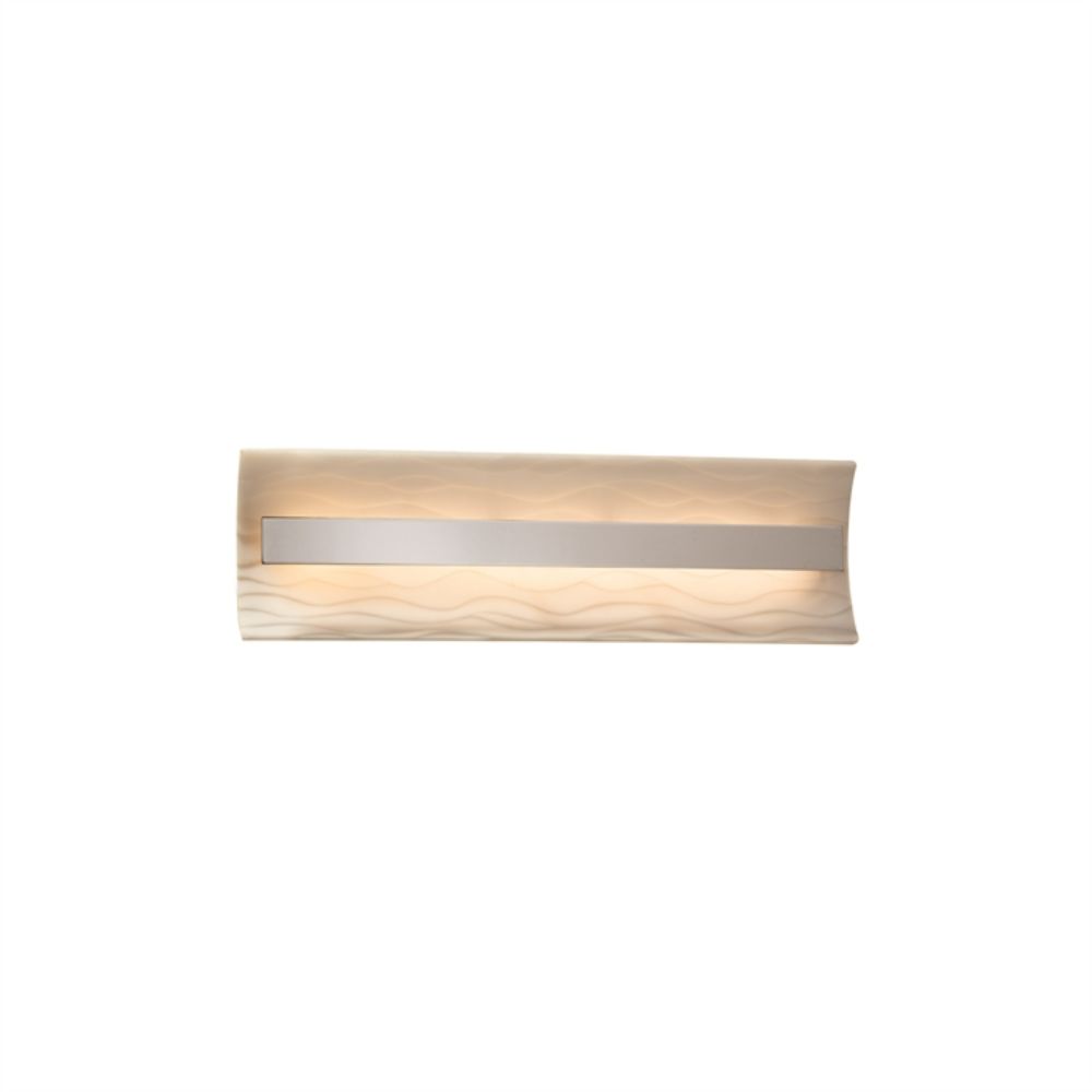 Justice Design Group PNA-8621-WAVE-DBRZ Contour 21" Linear Wall/Bath LED in Dark Bronze