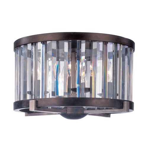 Kalco 2545GB Foster 16 in. Flush Mount With Cut Crystal Shade
