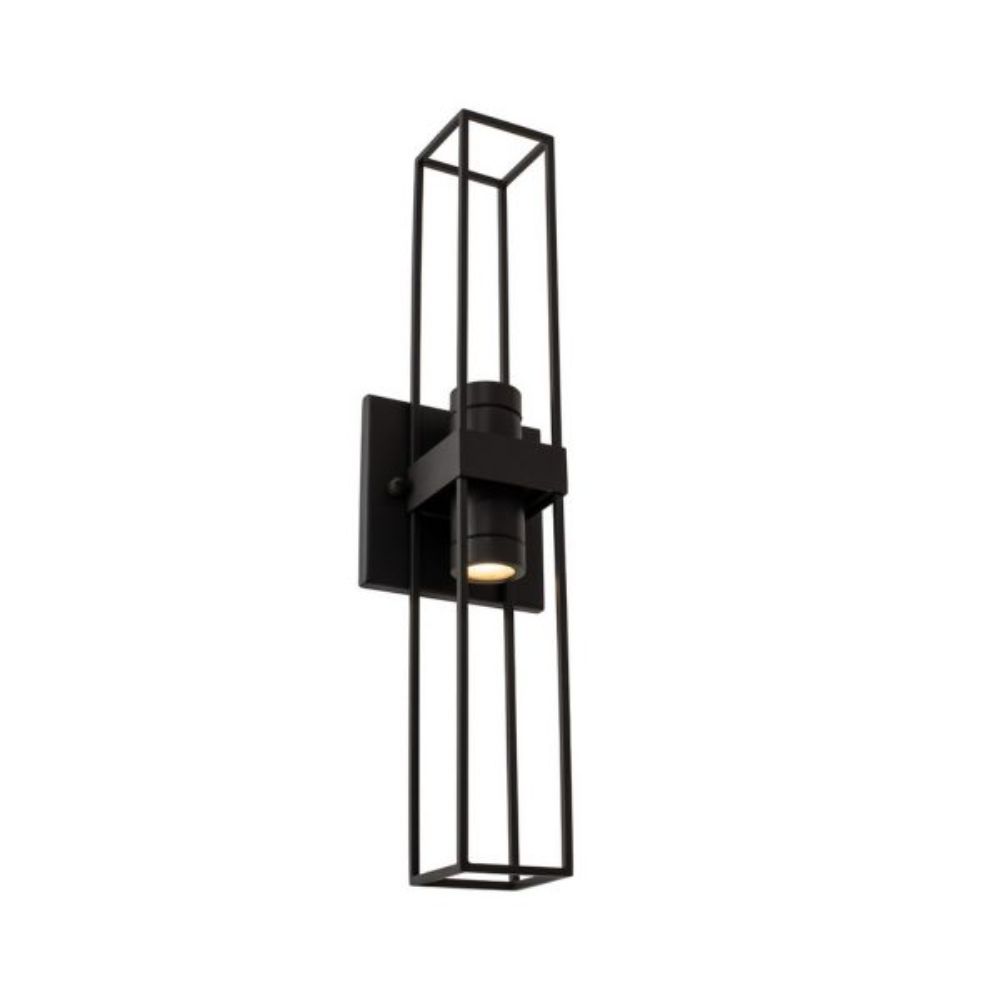 Kalco 405022MB Eames Tall ADA LED Wall Sconce in Matte Black