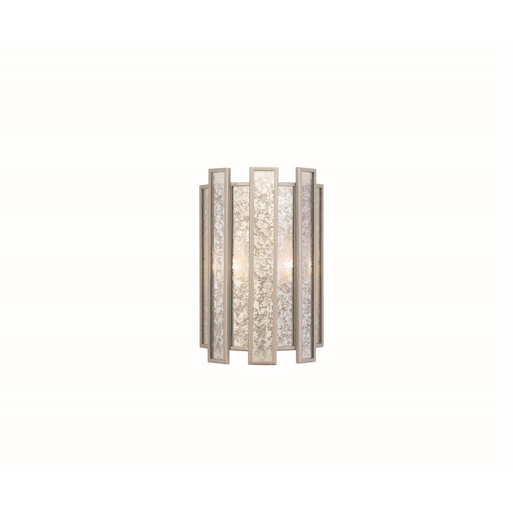 Kalco 505021TS Palisade 2 Light ADA Wall Sconce in Tarnished Silver