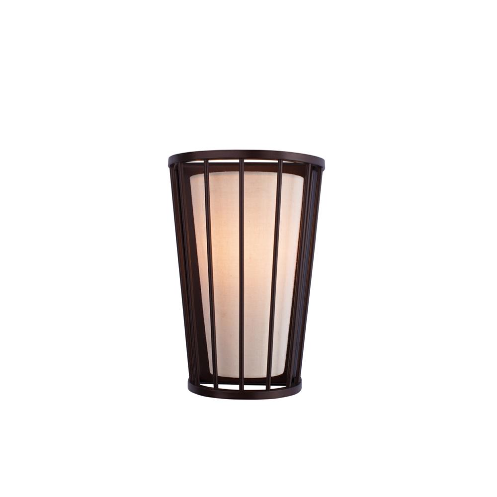 Kalco 507022BZ Pacifica 1 Light Wall Sconce